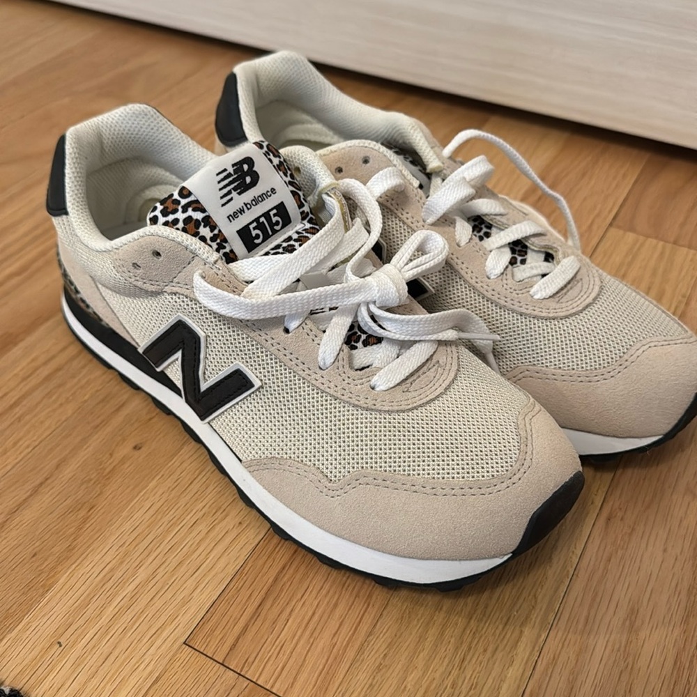 NEW New Balance Tan, Black & Cheetah Sneakers, size Women’s 10